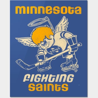 Defunct Minnesota Fighting Saints Hockey Team Posters and Art